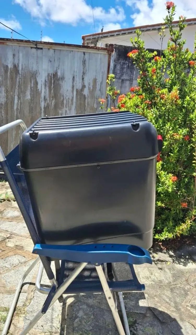 Baú XCELL 100 Litros + Suporte completo para CG 160 - Foto 3