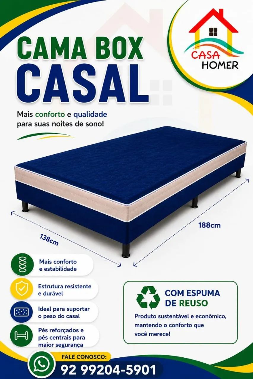 CAMA DE CASAL MAIS VENDIDA 