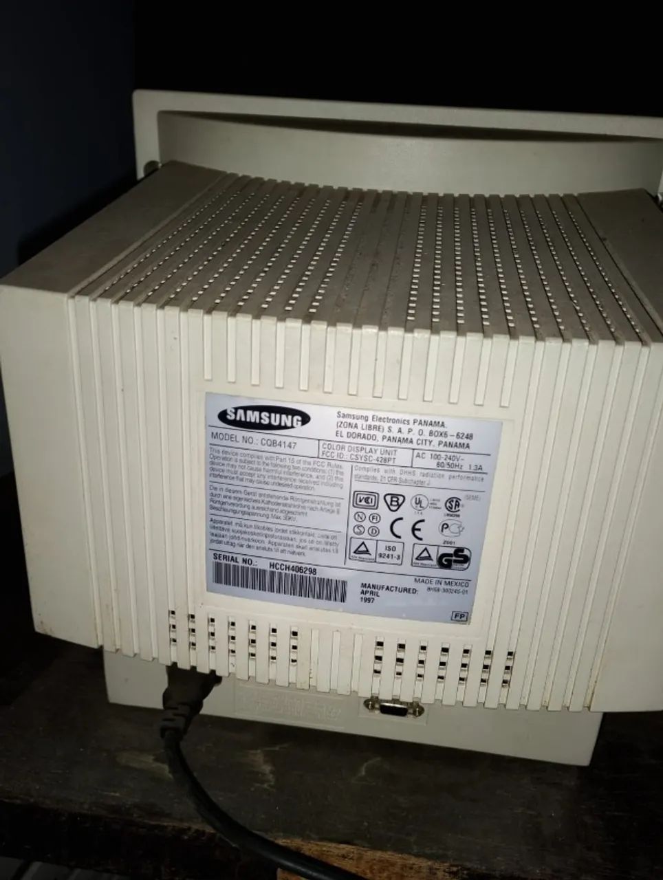 Monitor Vintage Samsung Syncmaster 3 Ne - em funcionamento - Foto 2