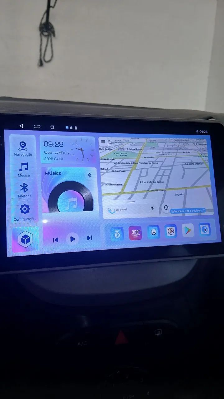 CENTRAL MULTIMIDIA ANDROID WI-FI. PEGA CHIP 4G - Peças para carros