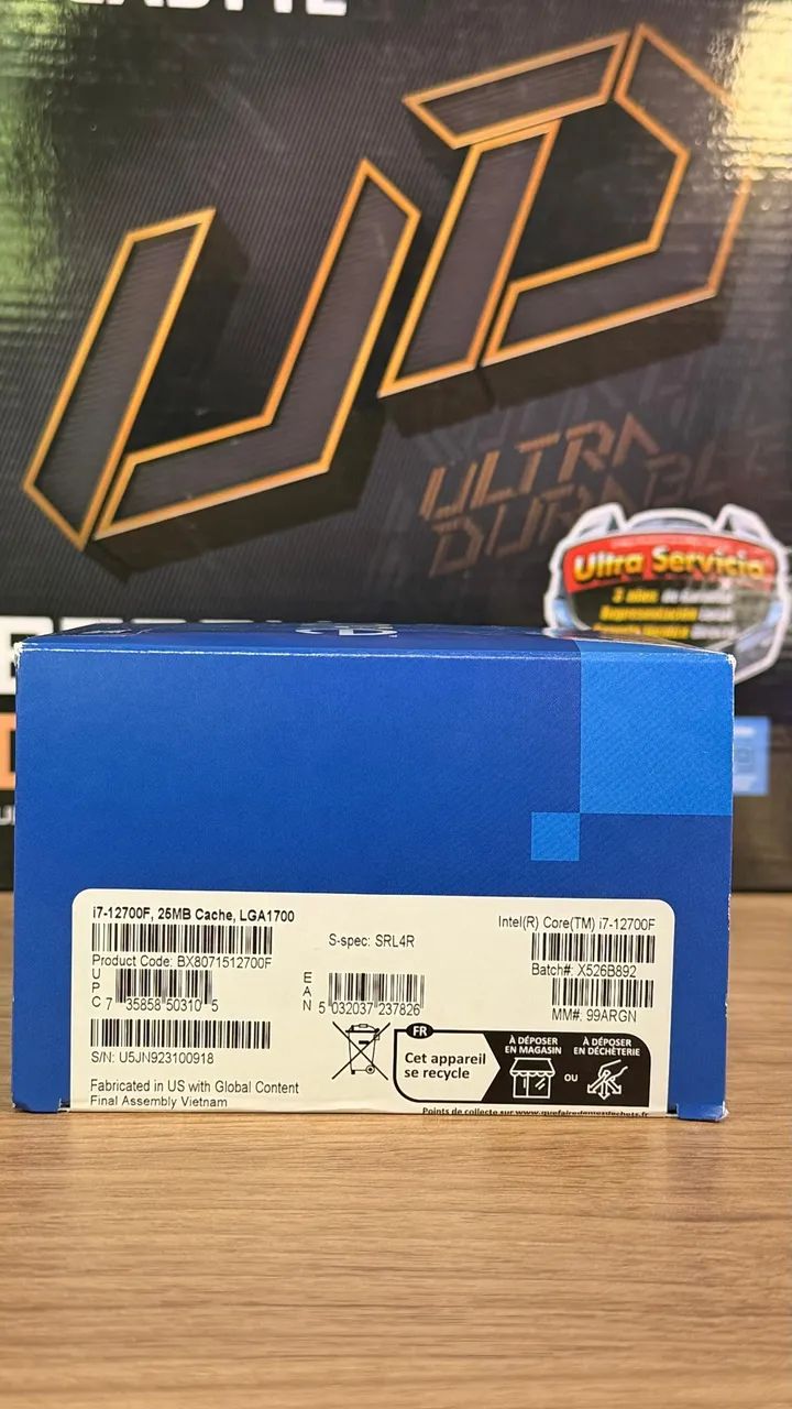 Kit Intel Core i7-12700F + Placa-mãe B760M D3HP DDR5 - Foto 4