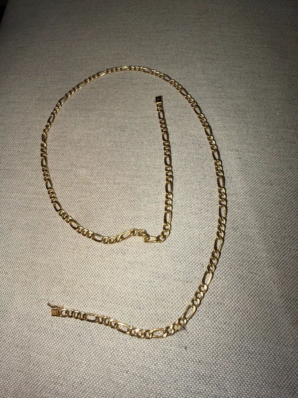 Corrente de ouro 4mm - Oca com 9.4g - ouro 18k - Foto 3