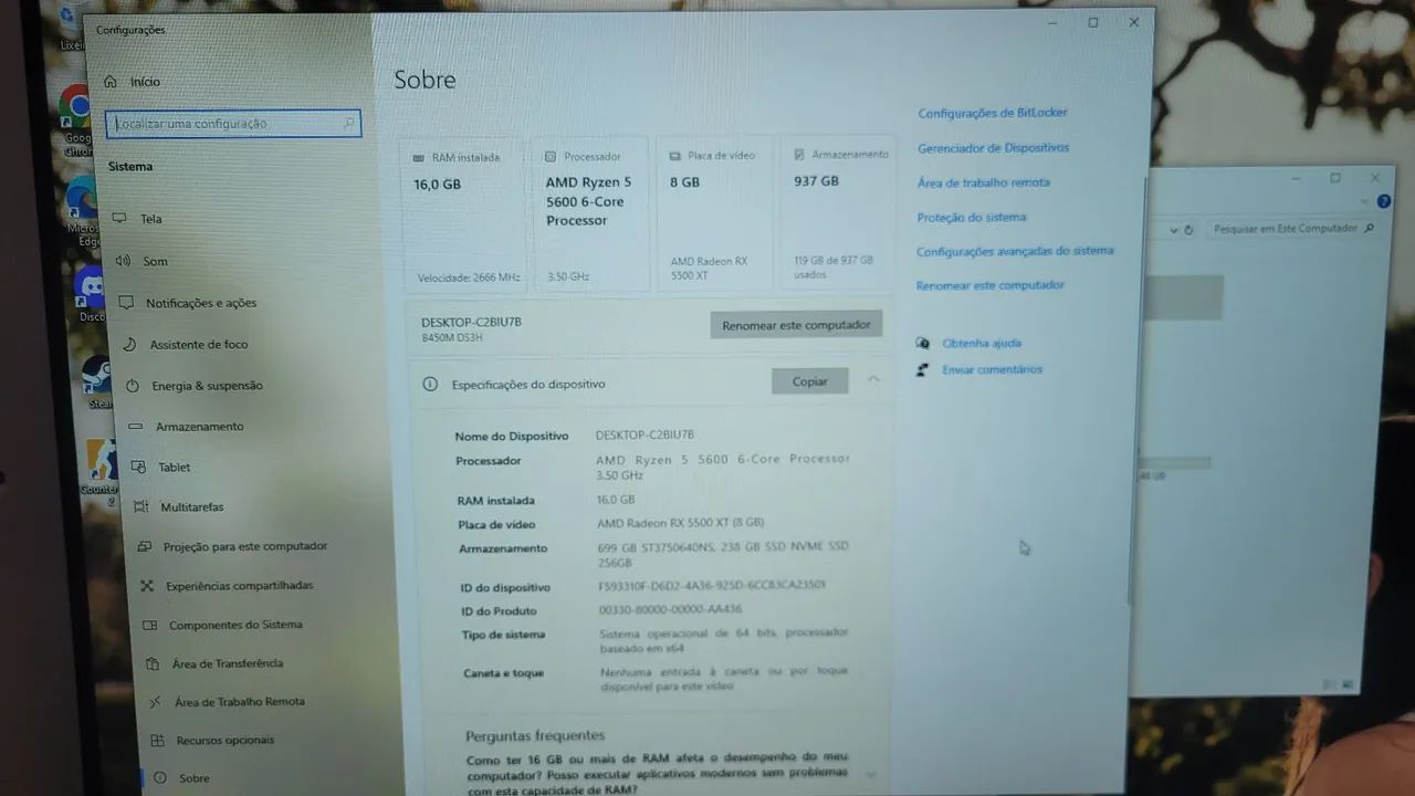CPU completa Ryzen 5 5600 16Gb RAM 1T - Foto 5