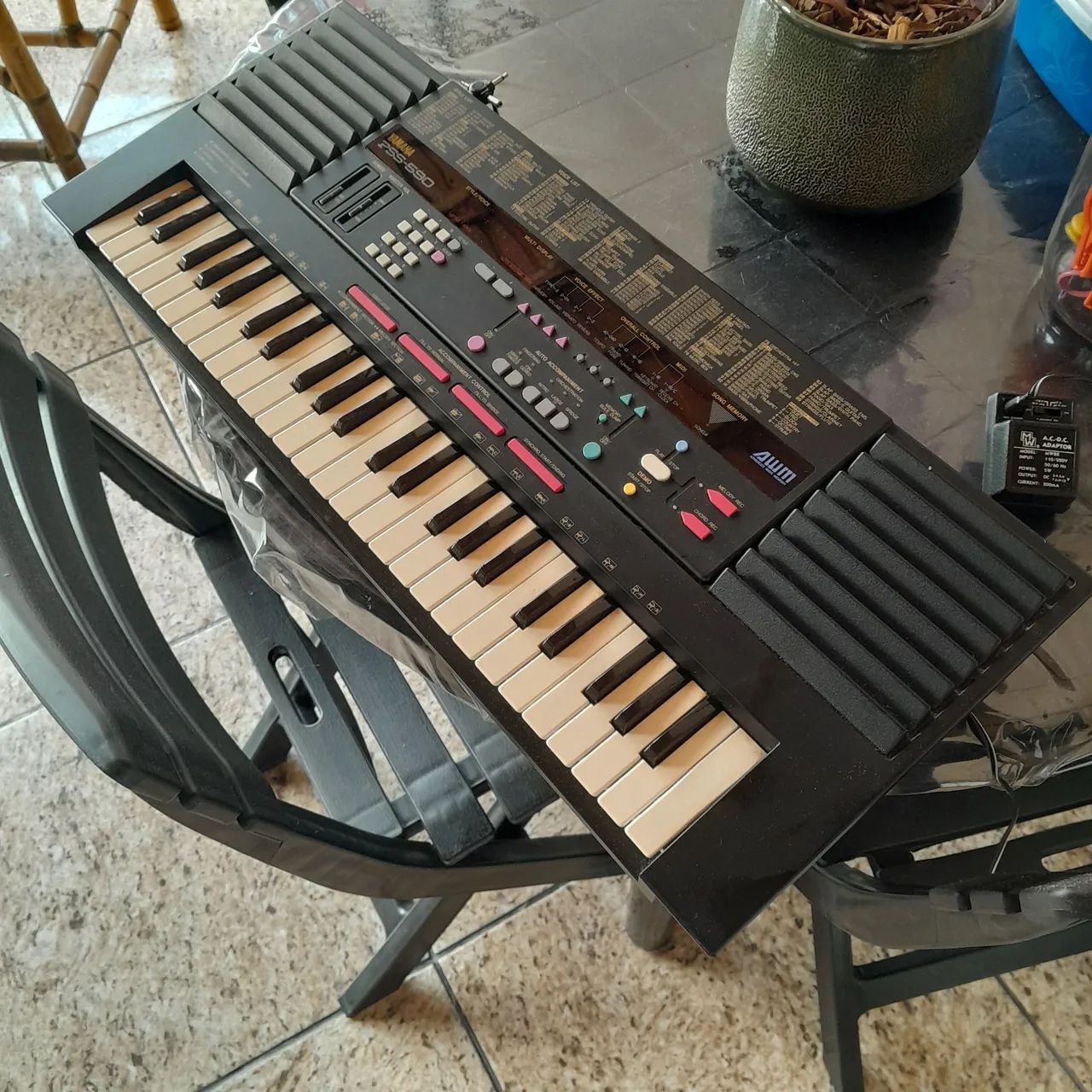 Teclado ihamaha PSR 590 funciona perfeitamente  - Foto 3