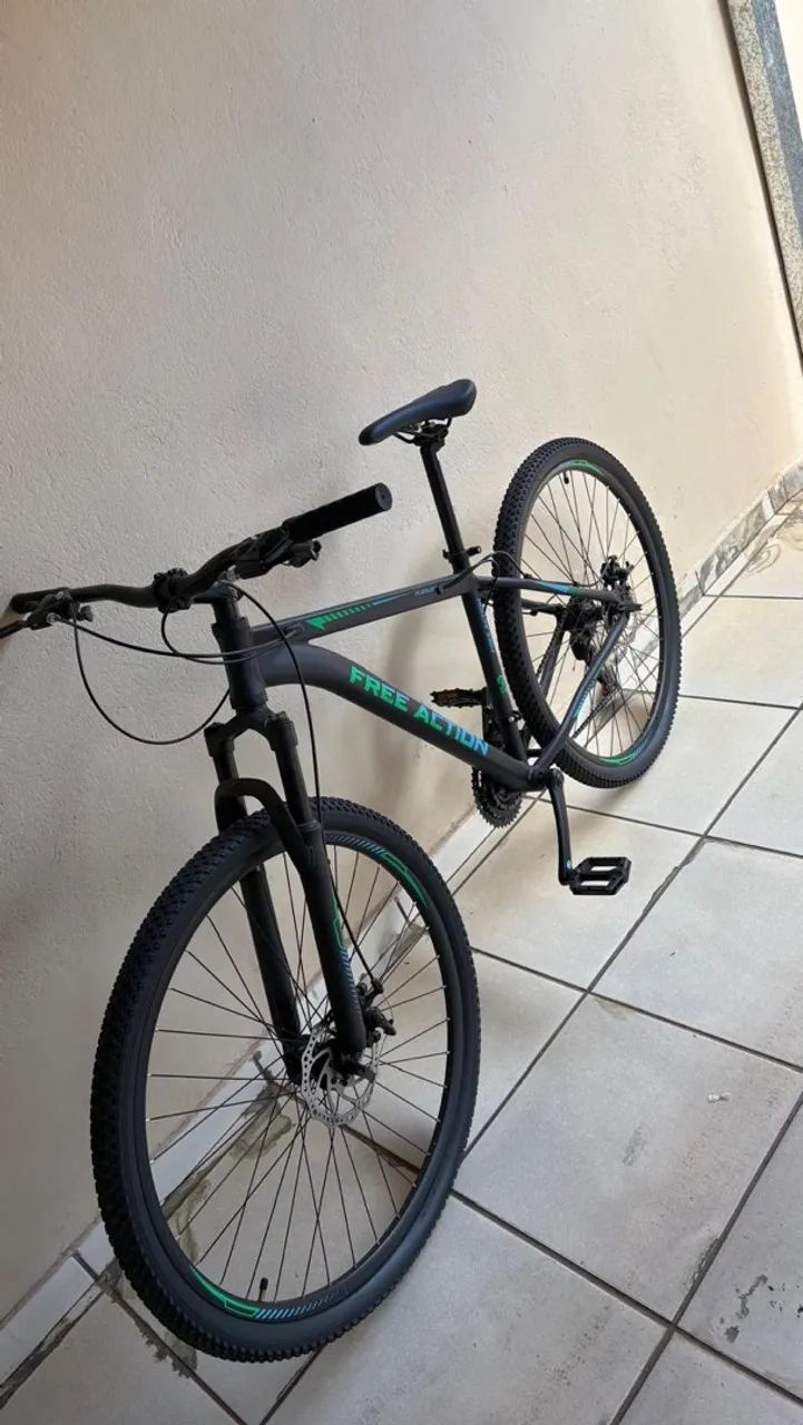 Bicicleta Free Action Flexus Aro 29 - 21V e Freios a Disco - Foto 5