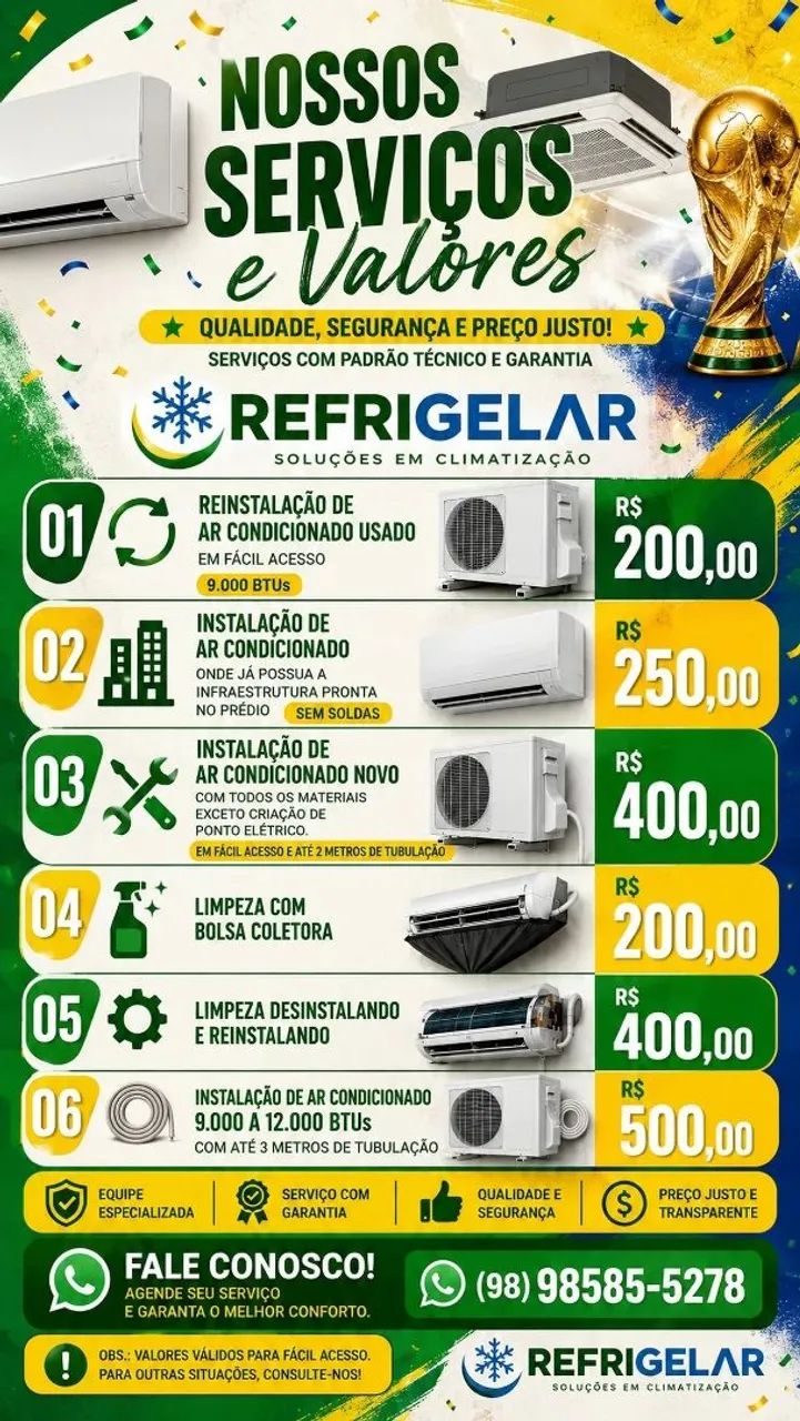 Instalação de Ar Condicionado 