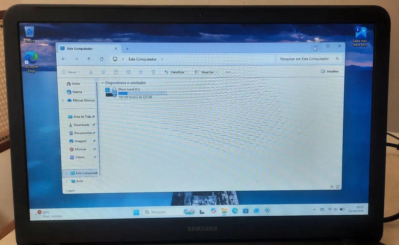 Notebook Samsung 4GB RAM 240GB - Foto 5