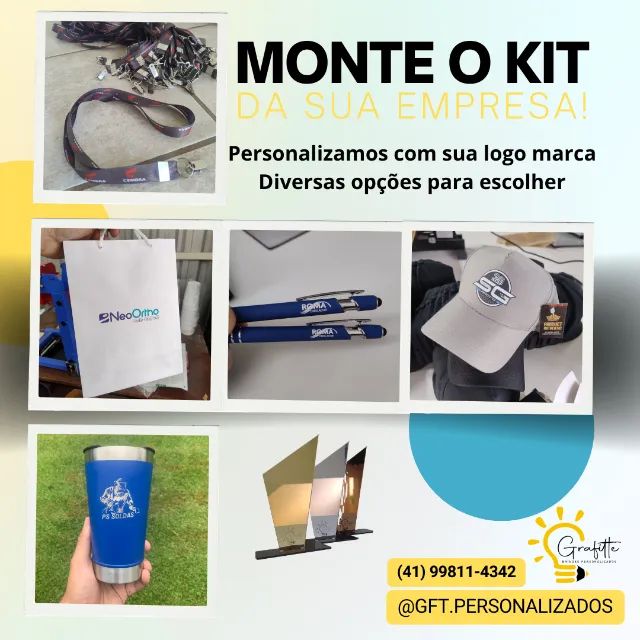 Brindes para sua empresa - com sua marca gravada 