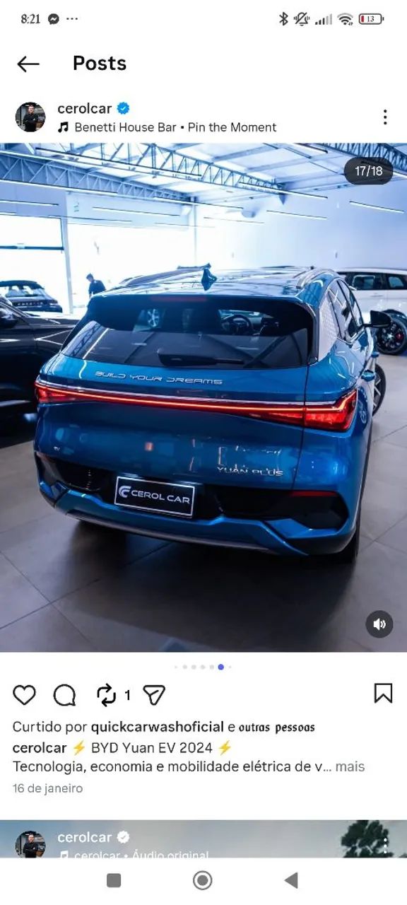 BYD Yuan Plus Elétrico 2024