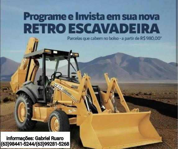 Retro escavadeira
