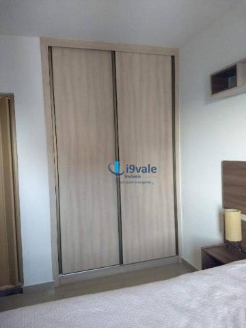 3 dormitórios sendo uma suíte e sacada na sala - jardim das indústrias - jacareí - Foto 9