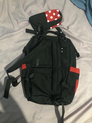 Bolsa maternidade + porta mamadeira térmico