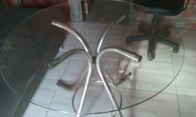 Vendo mesa de vidro 100reais