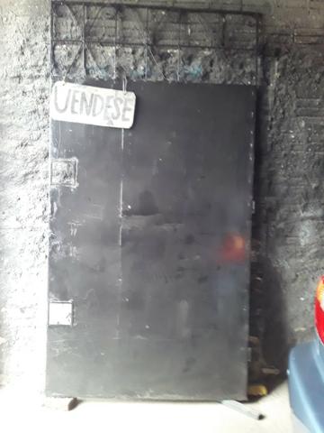 Portão de ferro todo na chapa uma banda 320 confira * - Foto 3