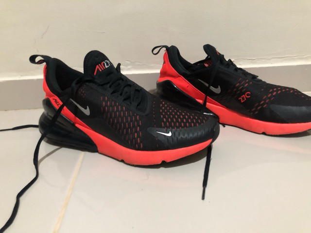 nike 270 preto e vermelho