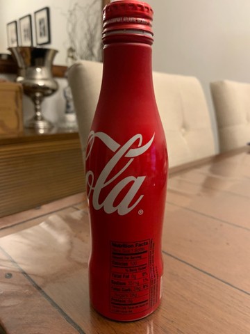 Garrafa alumínio Coca Cola Importada Atlanta Eua vazia  - Foto 3