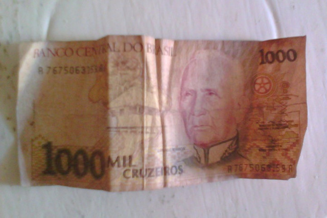 Nota Cédula Antiga 1000 Mil Cruzeiros Cândido Rondon - Foto 2