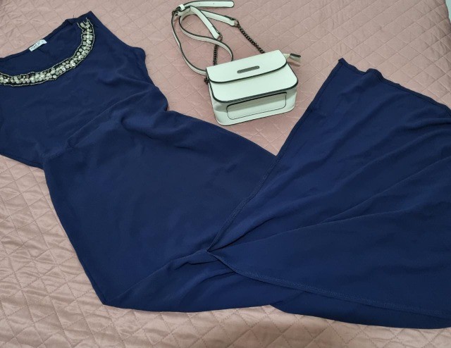 Vestido social longo azul marinho Lisa Ji Fashion Original. - Roupas e  calçados - Novo Gama 1017150974 | OLX