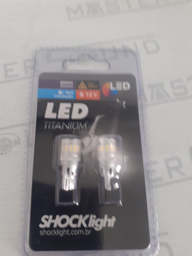 Led pingo. T10. Titanium. Schocklight. Garantia. Novo. Instalado.  - Foto 3