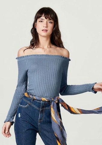 blusa de trico hering