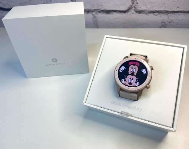 smartwatch amazfit gtr 42mm rosa