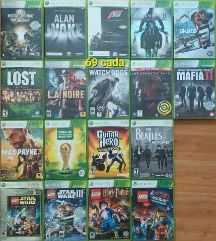 Jogos Originais para Xbox 360 Mídia Física - Lote 2