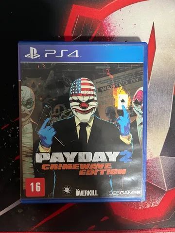 Mídia Física Jogo Pay Day 2 Crimewave Ps4 Original - GAMES & ELETRONICOS