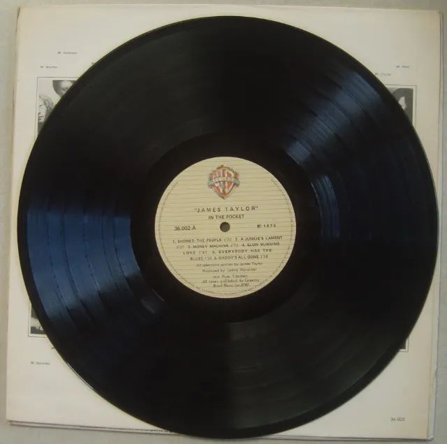 Lp James Taylor 1976 In The Pocket, Disco Vinil Com Encarte - Foto 5