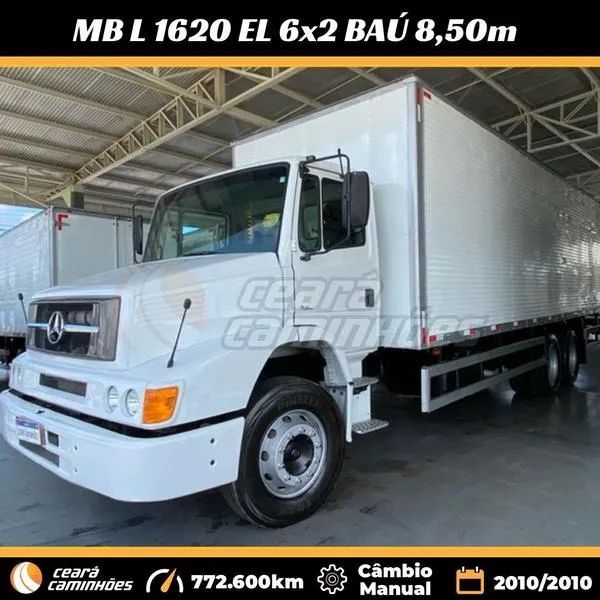 MB L 1620 6x2 2010/2010 Baú 8,50m - Foto 3
