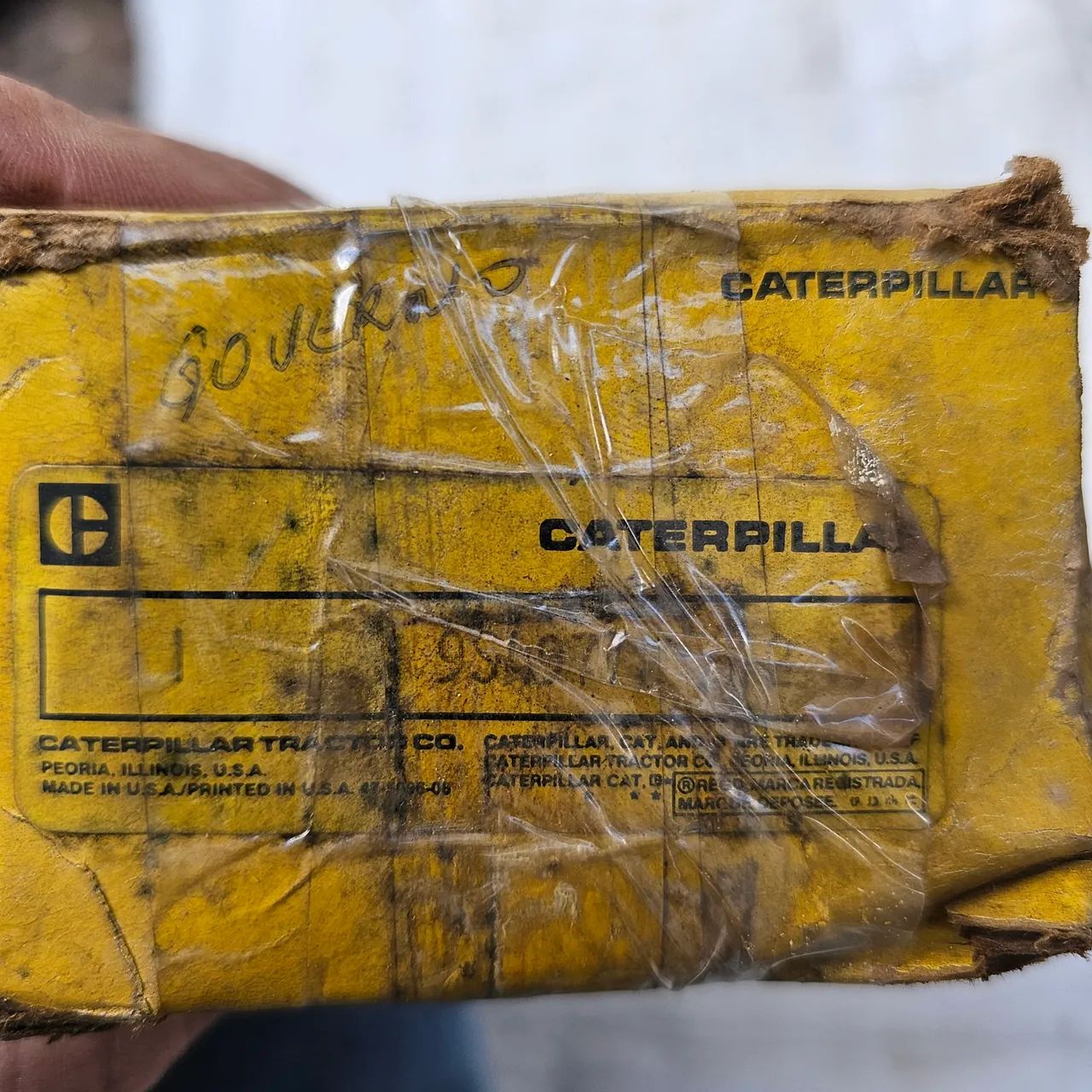 Trator esteira caterpillar D4 D6 D7 tampa flange 9S4977 - Foto 5
