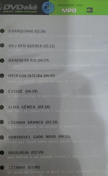 Kit 7 DVDs Caraokê Diversos  - Foto 5