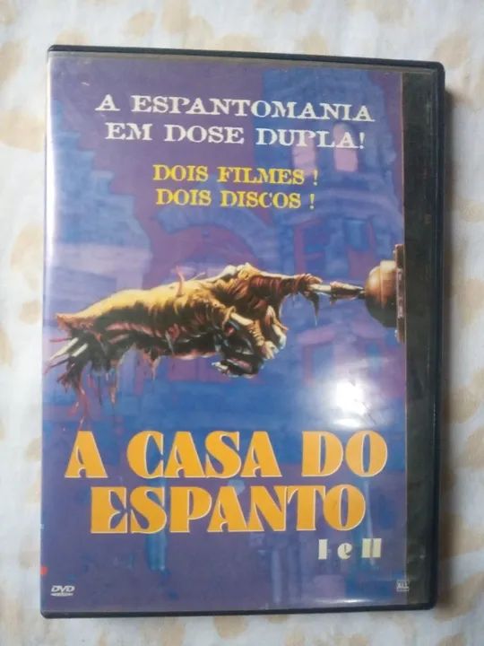 Dvd casa do espanto 1 e 2 ler descrição 