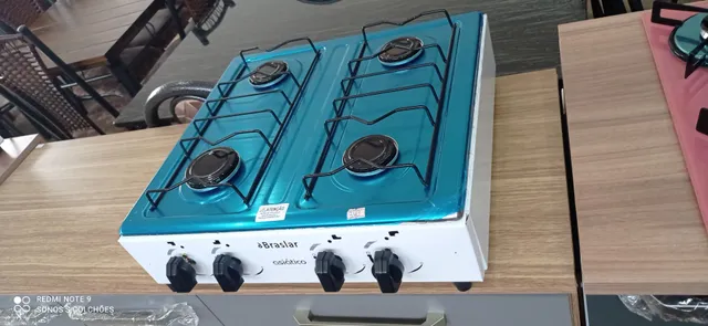 FOGÃO 4 BOCAS NOVO DE MESA