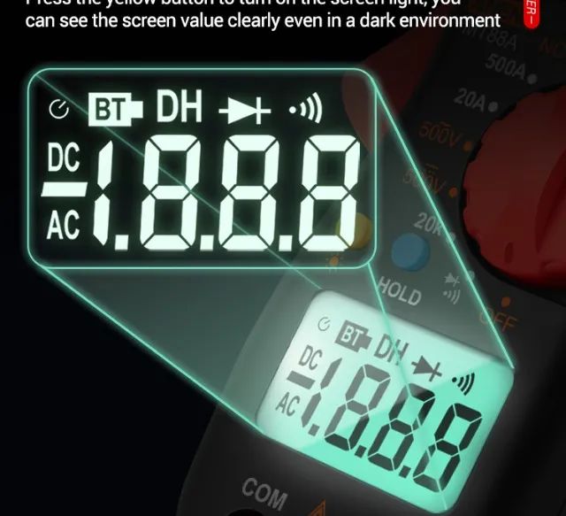 Multímetro alicate amperímetro Aneng MT88A  - Foto 6