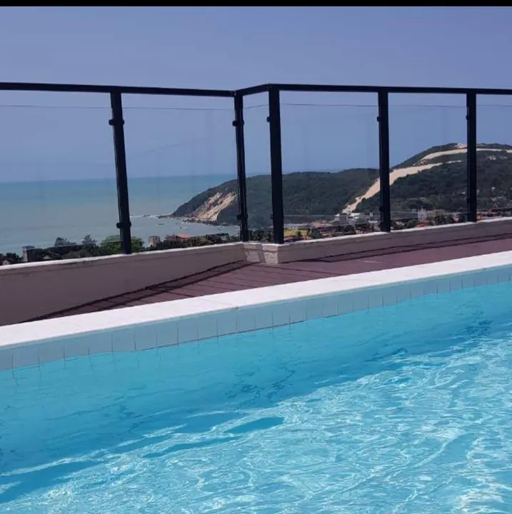 Apartamento aluguel mensal com Piscina e Vista para o Mar