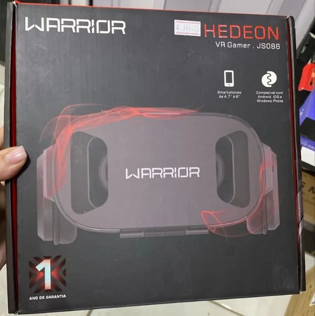 Óculos Realidade Virtual 3d Gamer Com Fone De Ouvido Warrior JS086 Loja Coimbra Entregamos