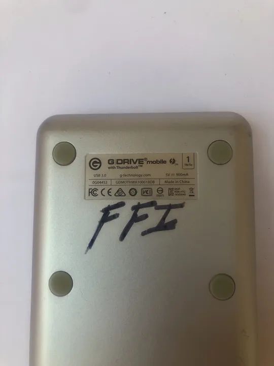 HD Externo 1TB 7200 rpm G-Drive Thunderbolt 2 USB 3.0 - Foto 6