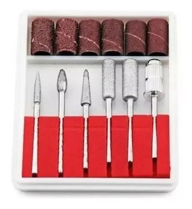 Kit Ponta Diamantada + Lixa para Microretifica