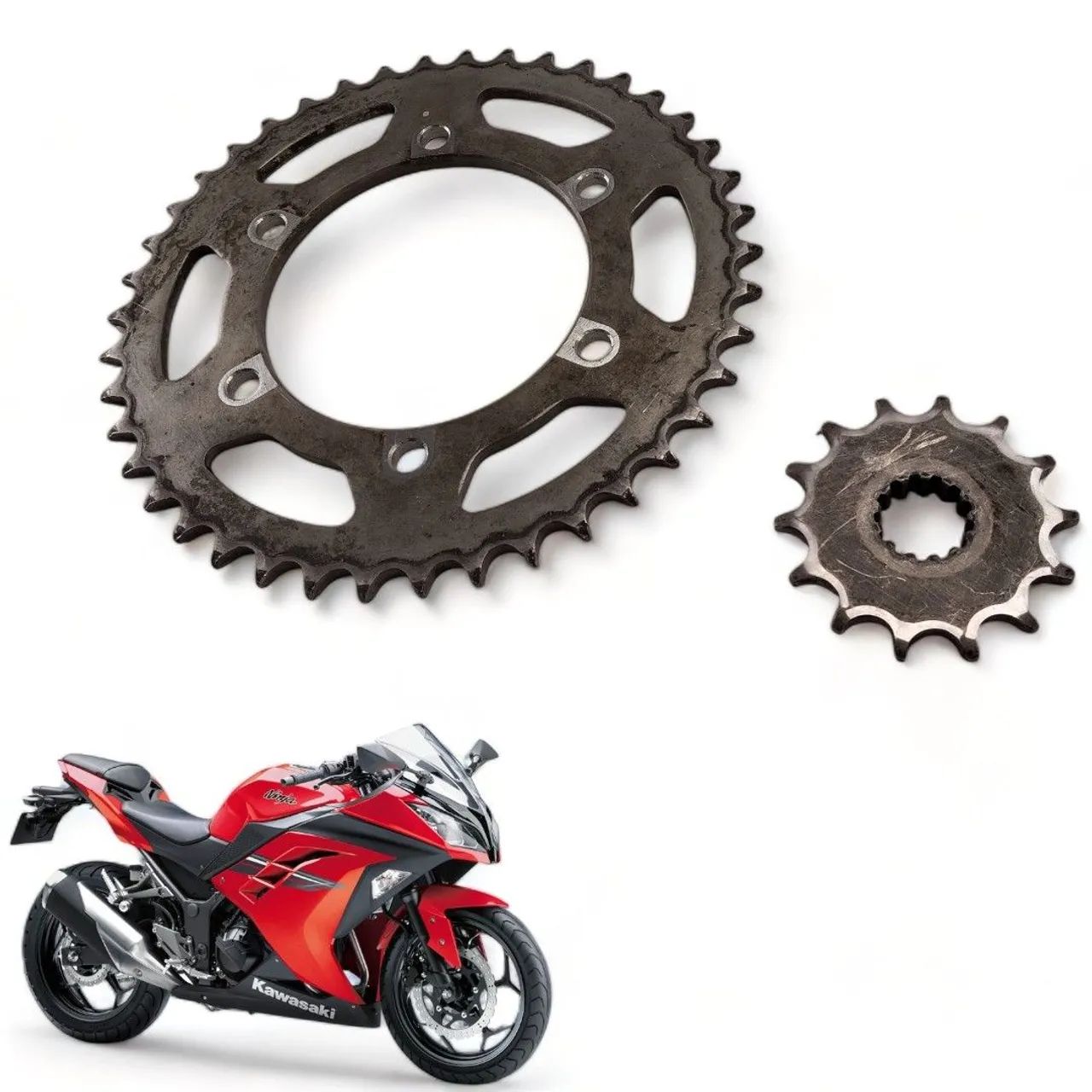 Coroa Pinhão Kawasaki Ninja 300