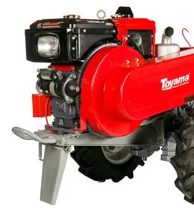 Microtrator Toyama 16,5HP Diesel com Enxada Rotativa e Partida Elétrica ...