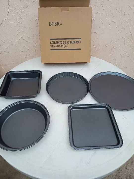 Conjunto de Assadeiras  5 Peças 