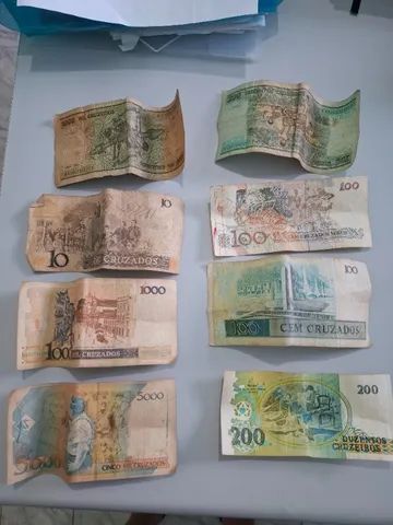Cédulas e moedas antigas  - Foto 3