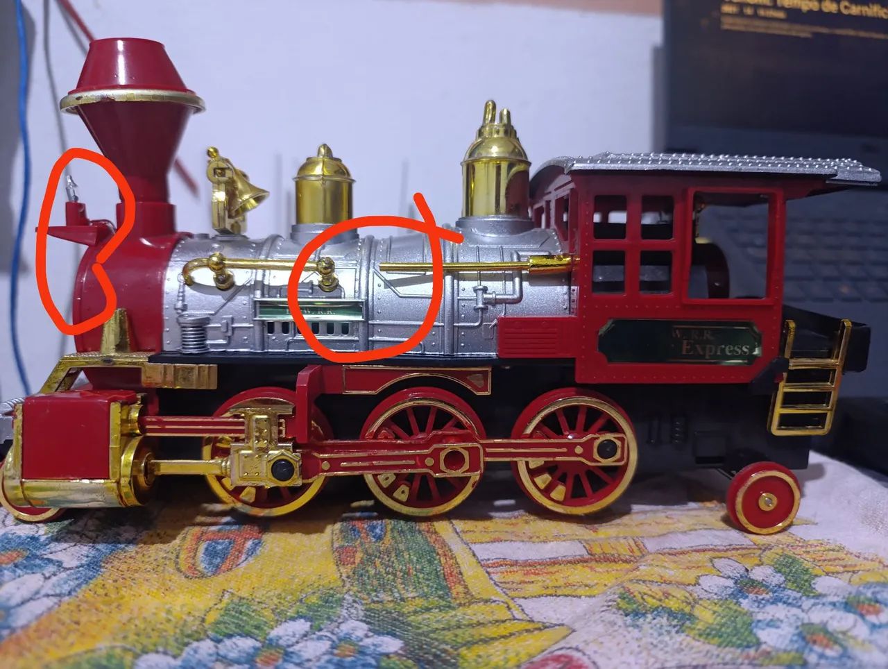 Locomotiva Denver express 1994 - Maria fumaça - Foto 5