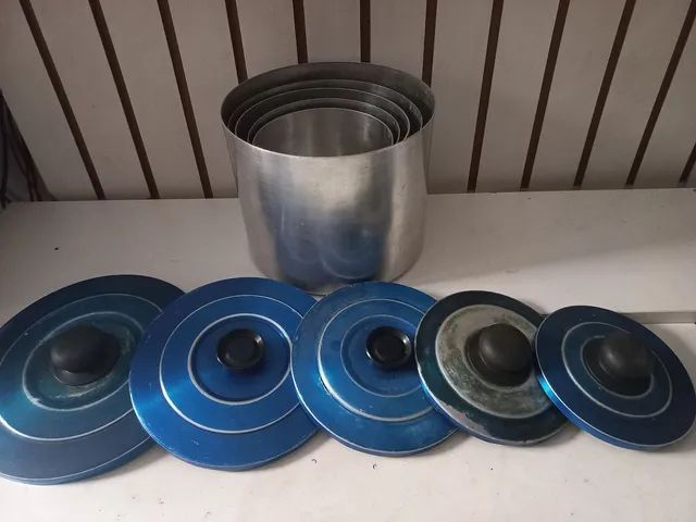 Antigo porta mantimentos 5 peças  - Foto 2