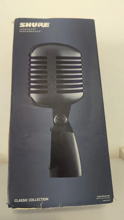 Microfone Shure super 55 deluxe.