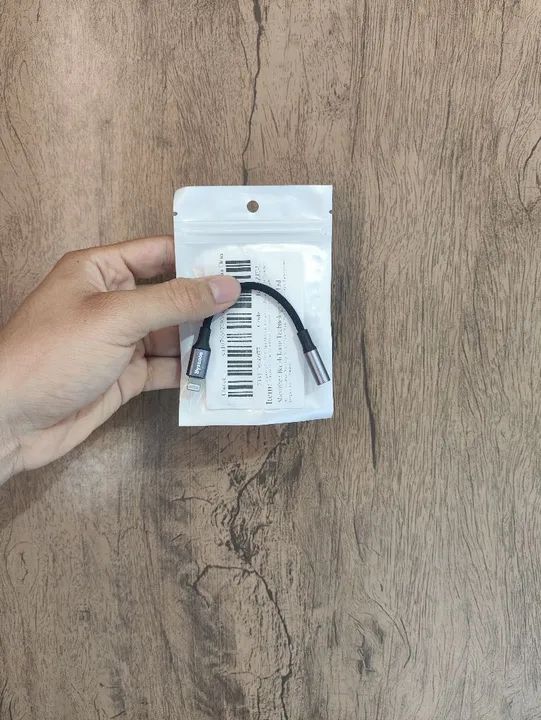 Adaptador P2 3.5mm para Lightning para iPhone BYSCOON - Foto 5