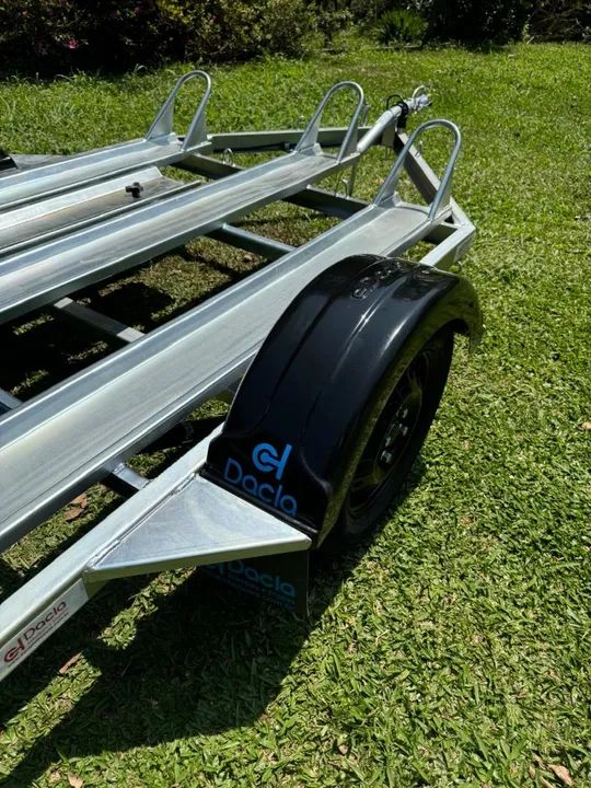 REBOQUE PARA 3 MOTOS CARRETINHA 3 MOTOS GALVANIZADA 