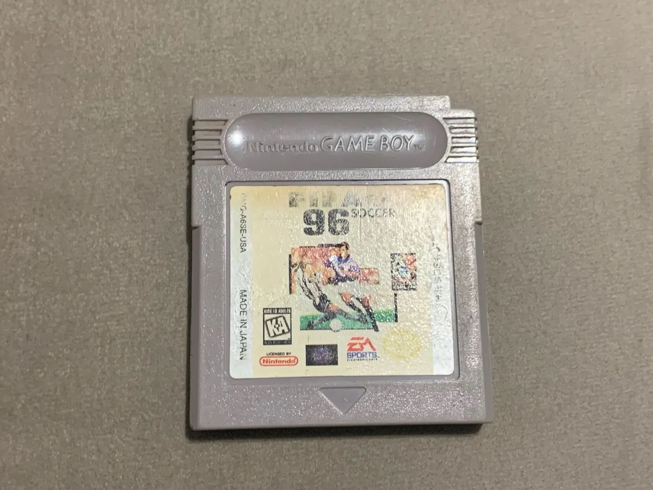 Jogo Fifa Soccer 96 Game boy Nintendo