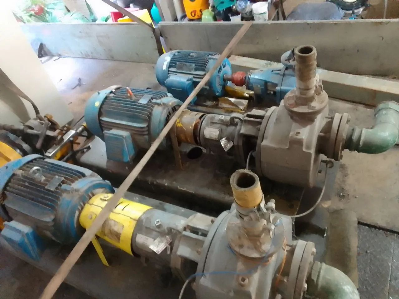 Motor elétrico com bombas