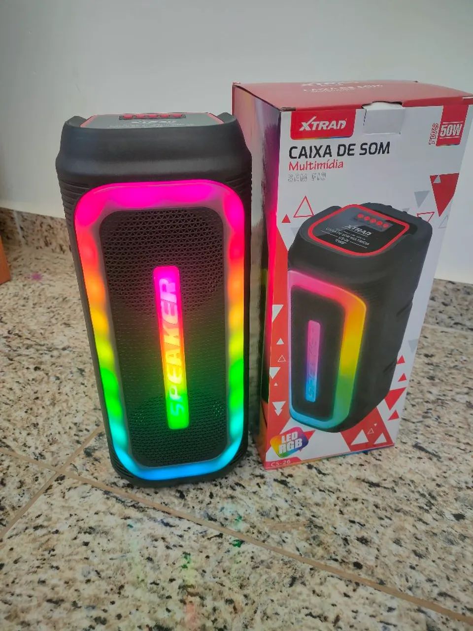 Caixa de som Bluetooth muito top 50w - Foto 2